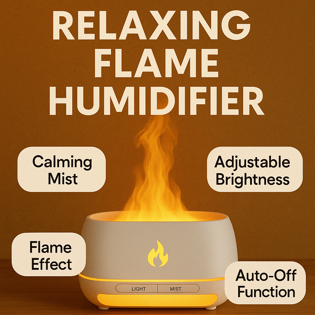 LumaStone™ – Himalayan Flame Aroma Diffuser