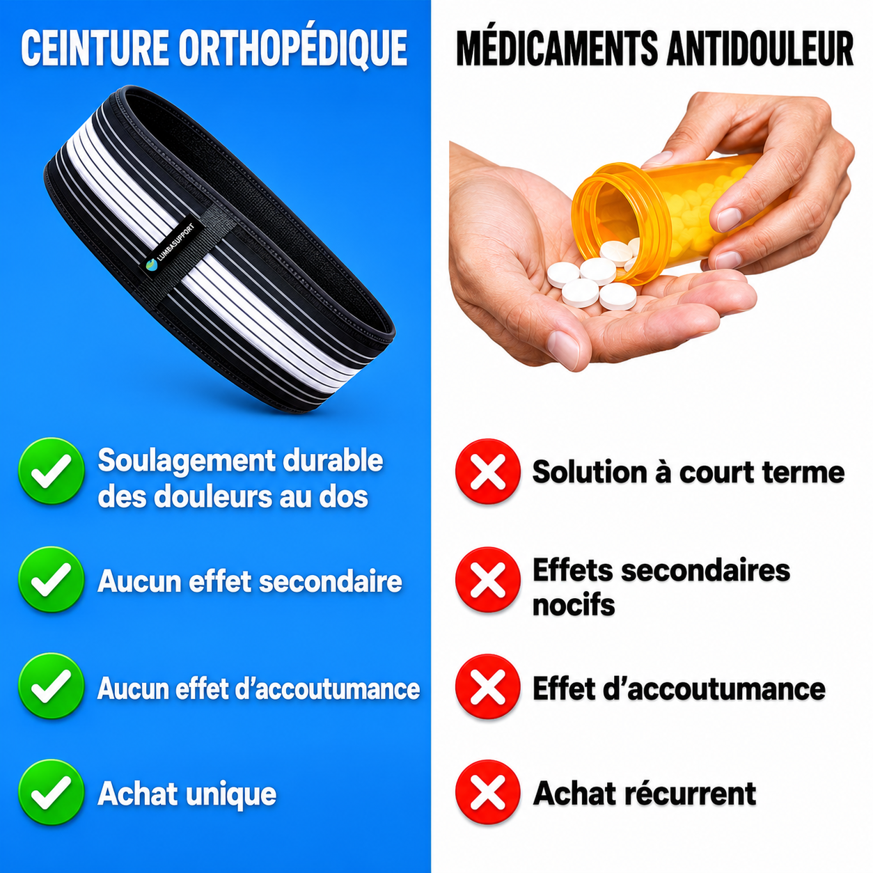 Ceinture orthopédique (Joint SI)