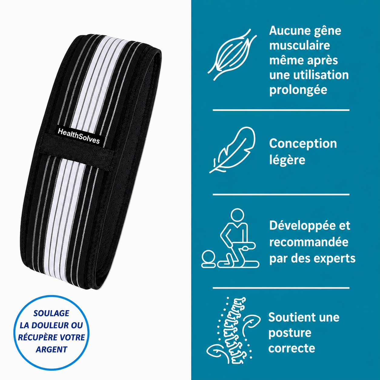 Ceinture orthopédique (Joint SI)