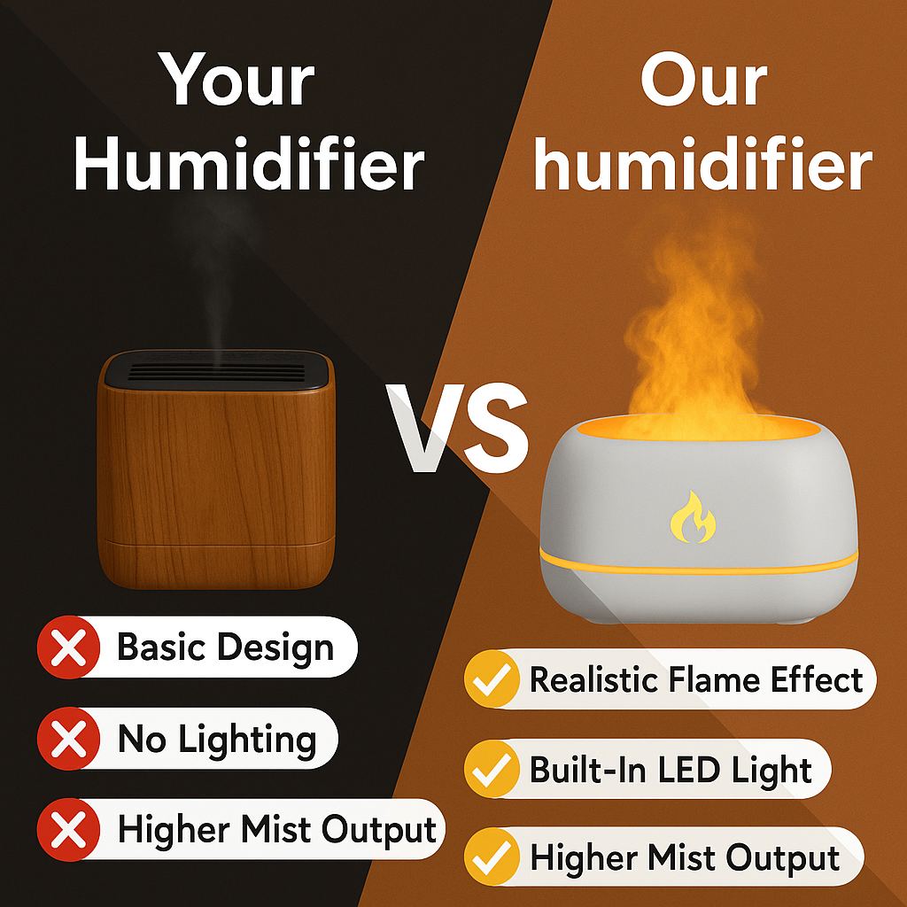 LumaStone™ – Himalayan Flame Aroma Diffuser