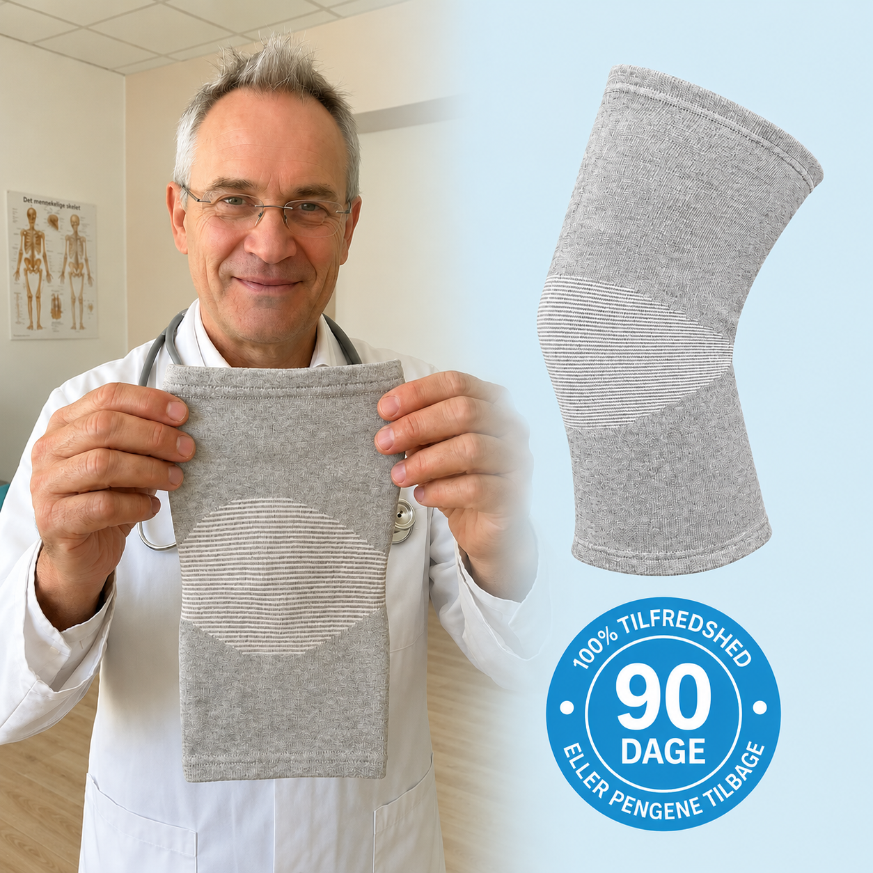 Bio Bambus Kniebandage