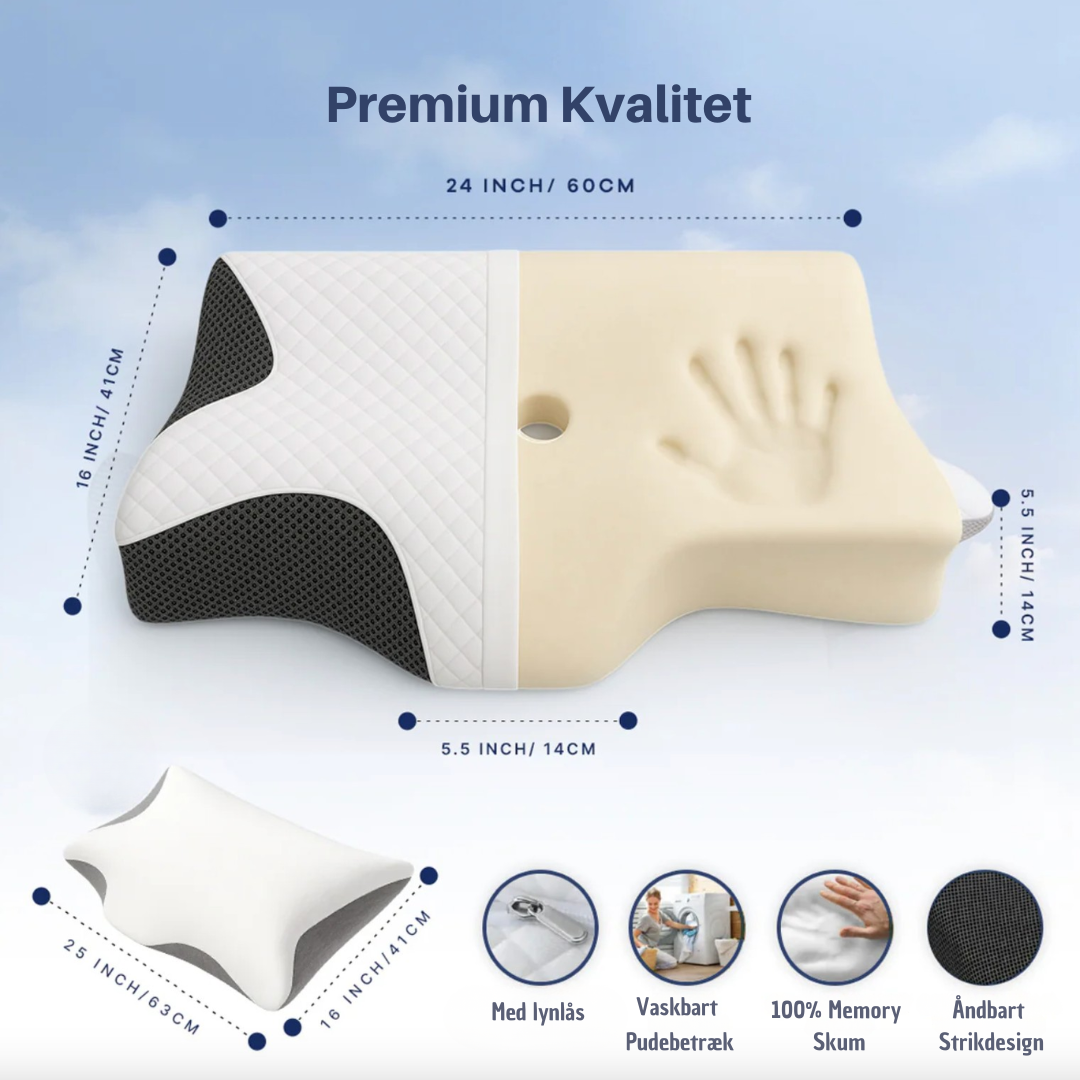 CloudLuxe™ Ergonomisk Pude