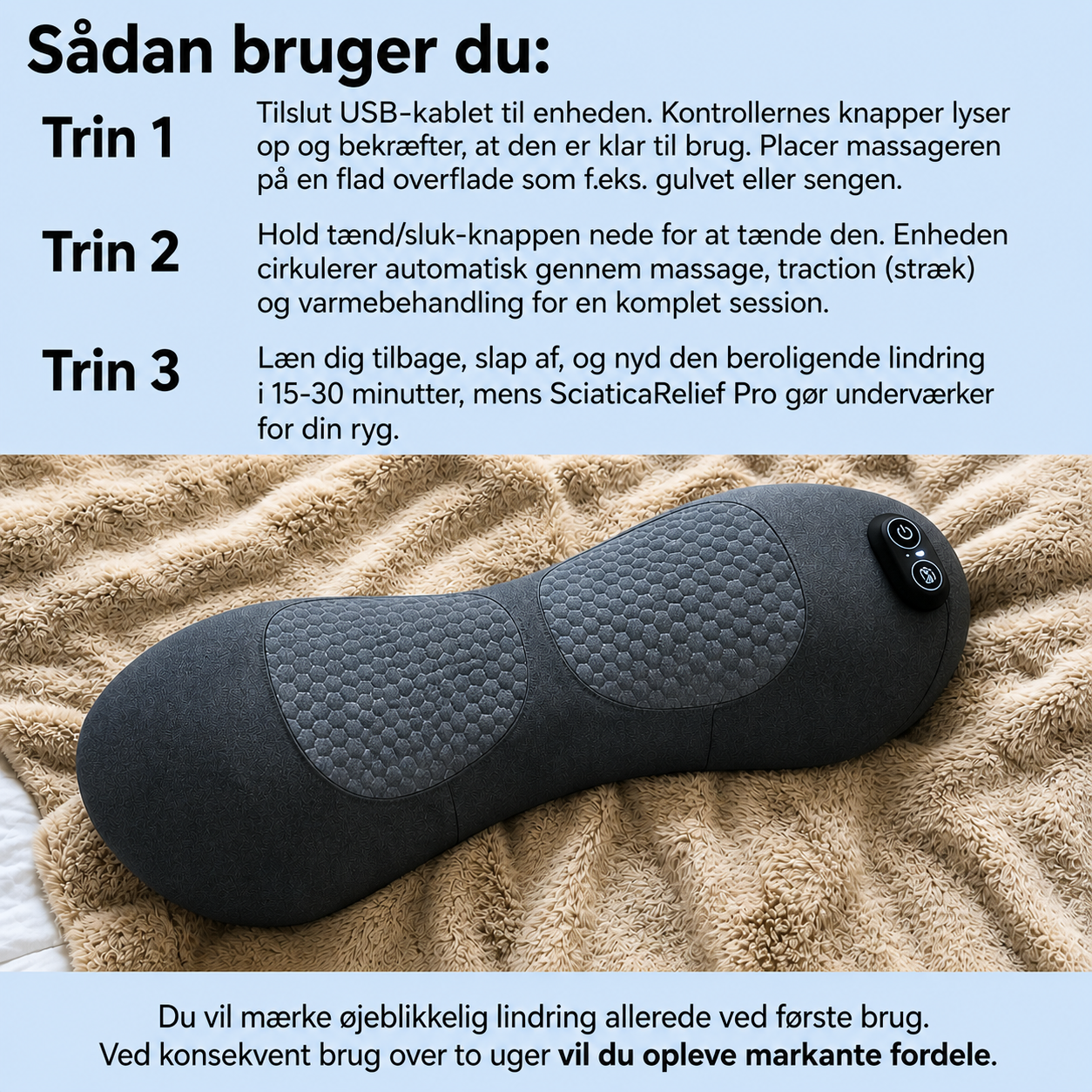 SciaticaRelief Pro™ 3-i-1 Terapisystem