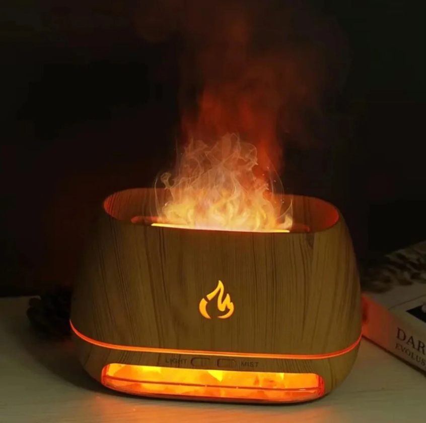 LumaStone™ – Himalayan Flame Aroma Diffuser